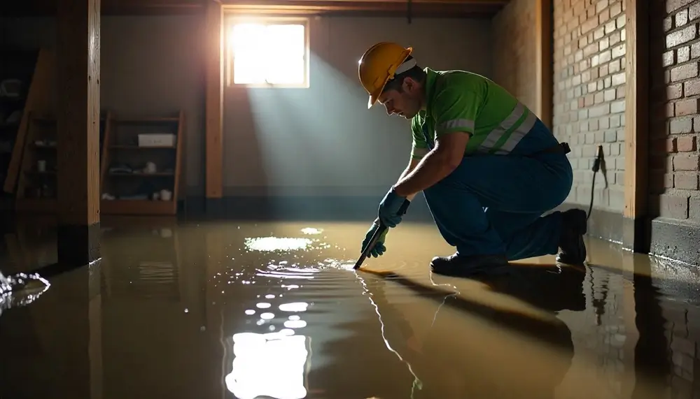 Professional water damage restoration services in Rossville, IN